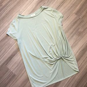 Sage Green Tie-Knot Top